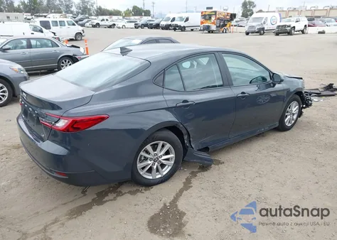 2025 Toyota Camry Le z USA, uszkodzony, nr VIN 4T1DAACKXSU109364